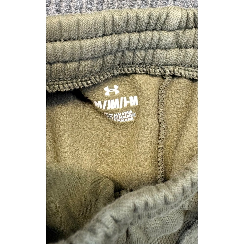 Under Armour Boys Camo Hoodie and Joggers Fleece Tracksuit Set Olive Green Sz M - Picture 7 of 7